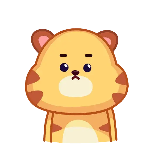 Tendy Tiger sticker 4