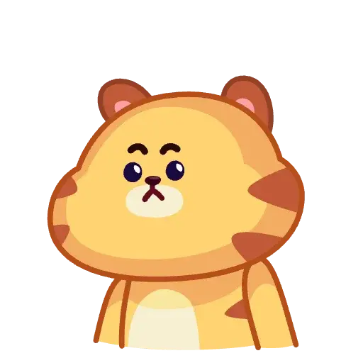 Tendy Tiger sticker 7