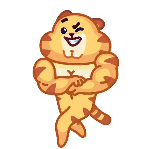Tendy Tiger Alpha sticker 10