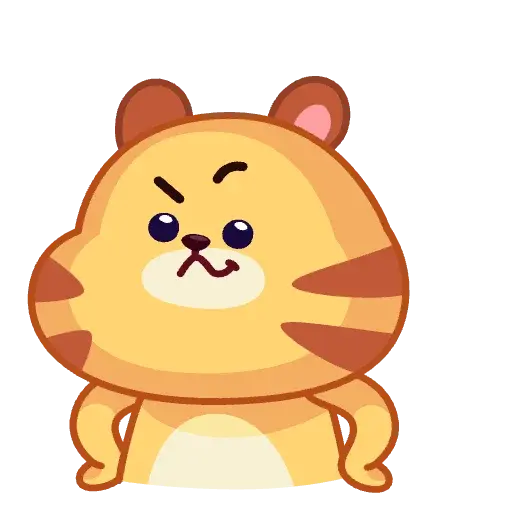 Tendy Tiger sticker 3