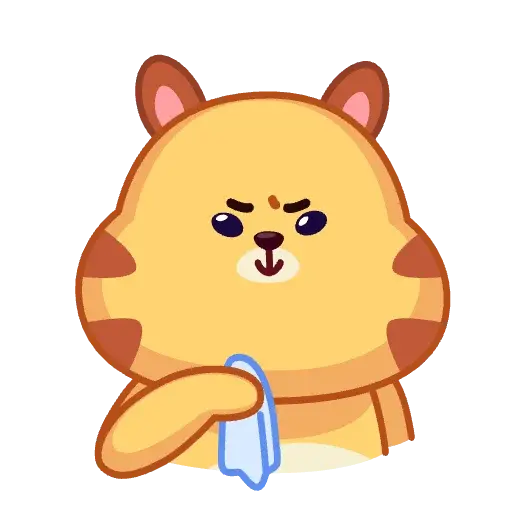 Tendy Tiger Alpha sticker 9