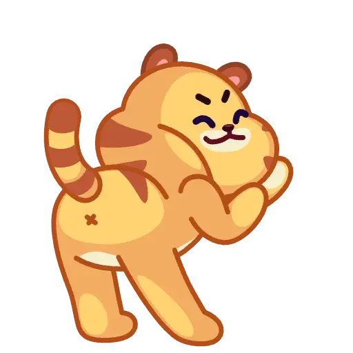 Tendy Tiger Alpha sticker 6