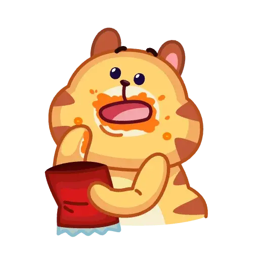 Tendy Tiger sticker 8